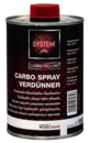 Carbo-Spray diluant transparent 1 litre CARSYSTEM 148234
